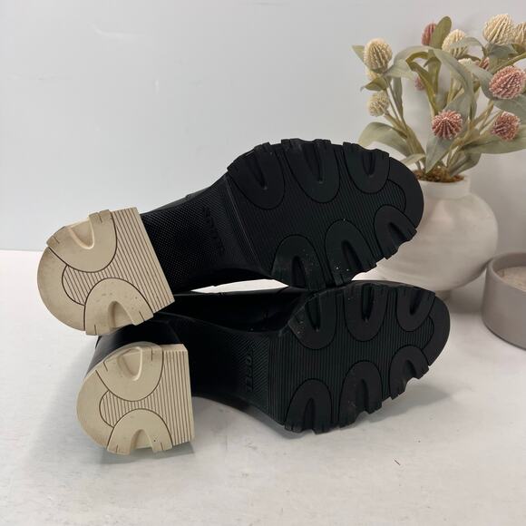 Sorel Brex Heel Lace Waterproof Boot Black/Cream Women 8.5 - Picture 8 of 9